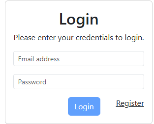 Login Plan Done App