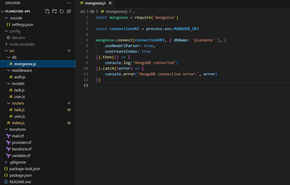 Organisation de l'API