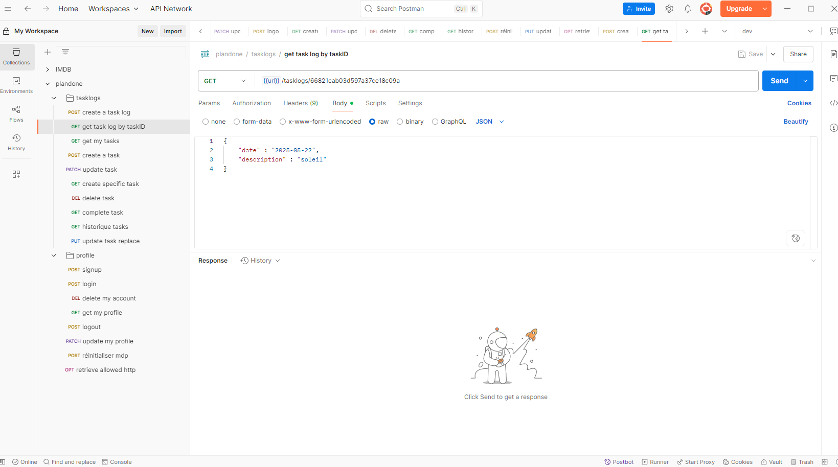 Interface Plan Done Weekly