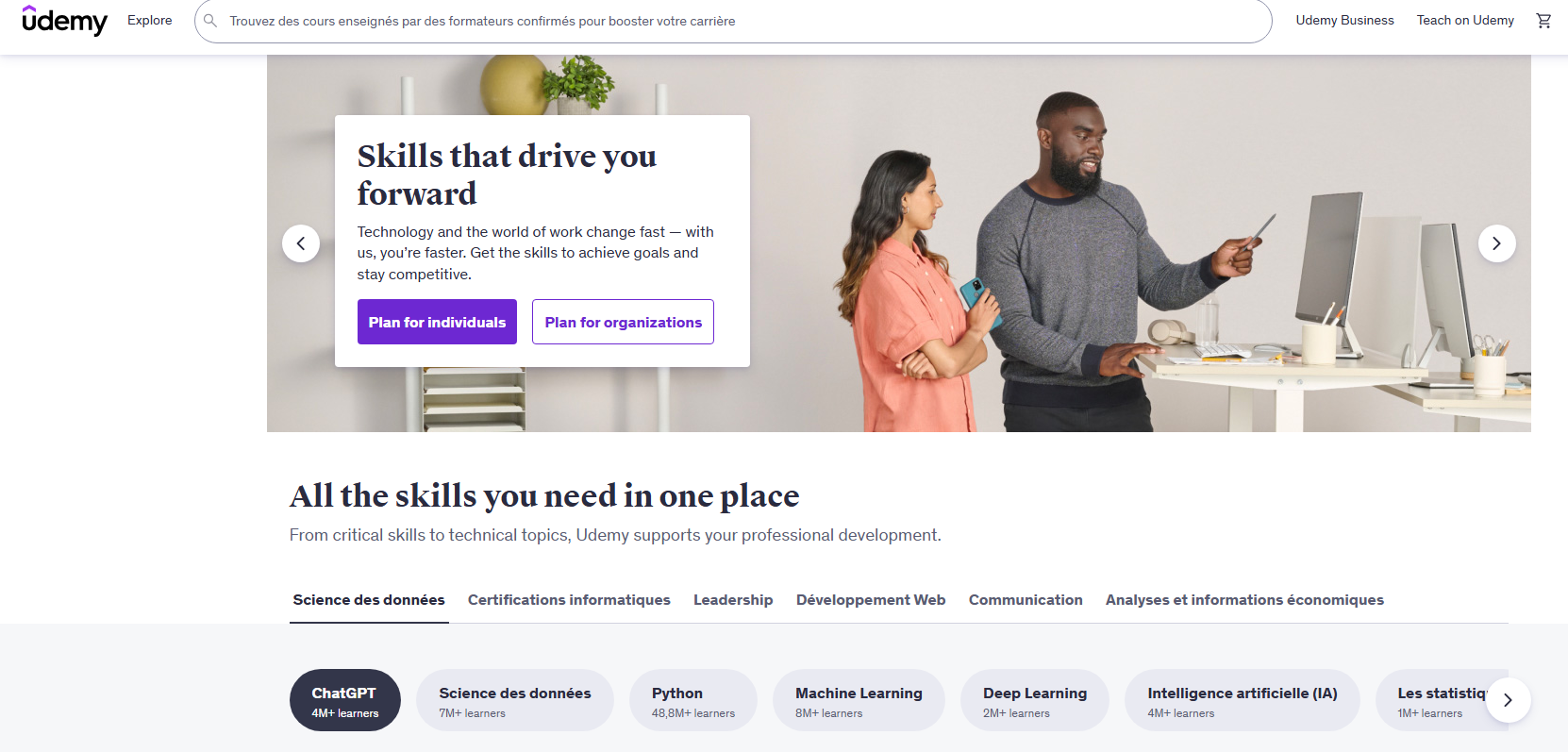 Gestion des tâches de l'API